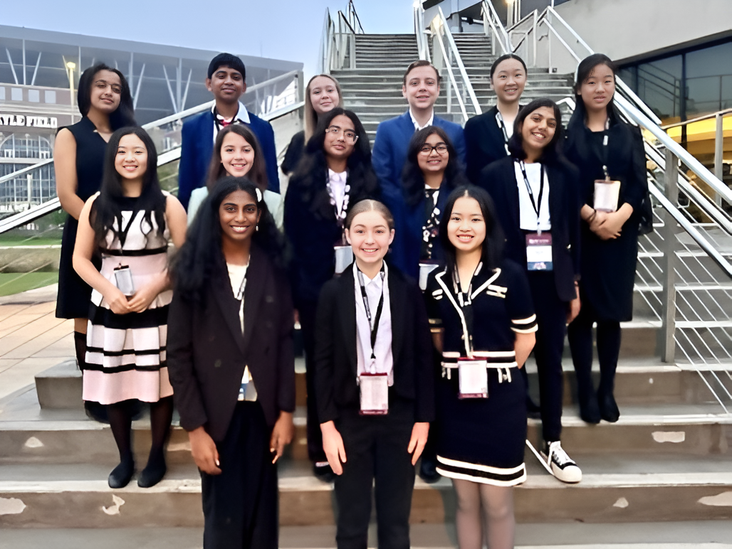 Image of the Plano ISD TXSEF Junior Division participants.